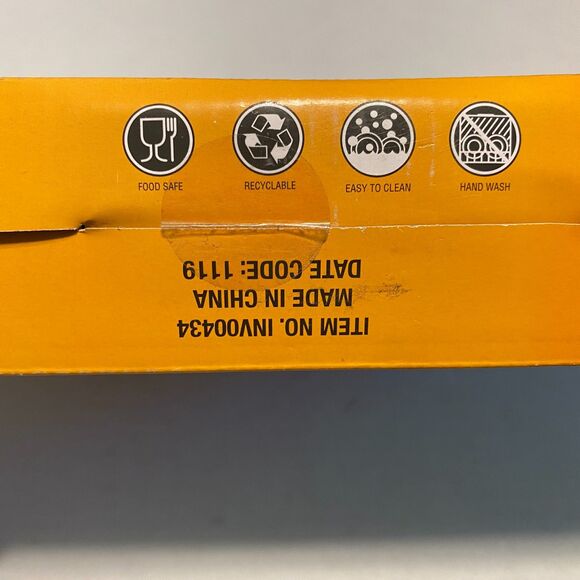 Parini Fiesta Plate Set 4 PC Melamine Multicolored New in Box - Picture 5 of 5